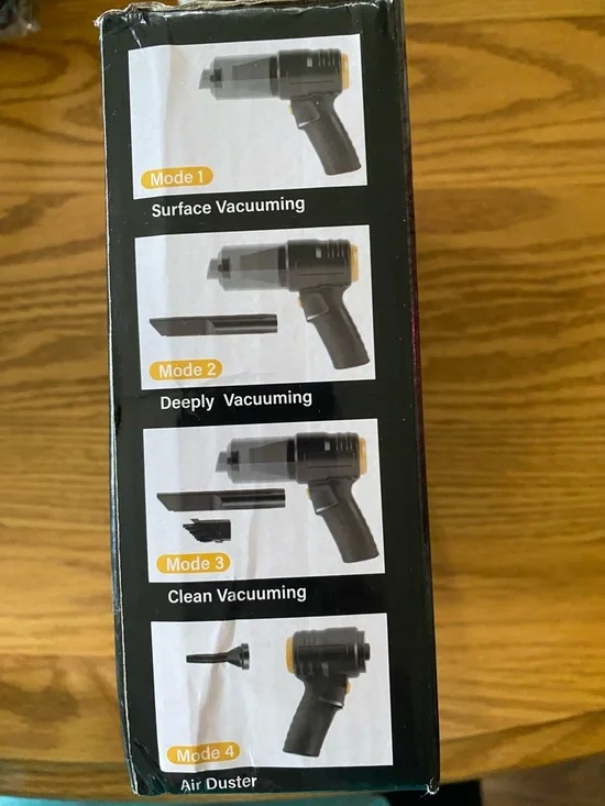 3-in-1 Handheld Vacuum Cleaner - Black - Picture 3 of 4